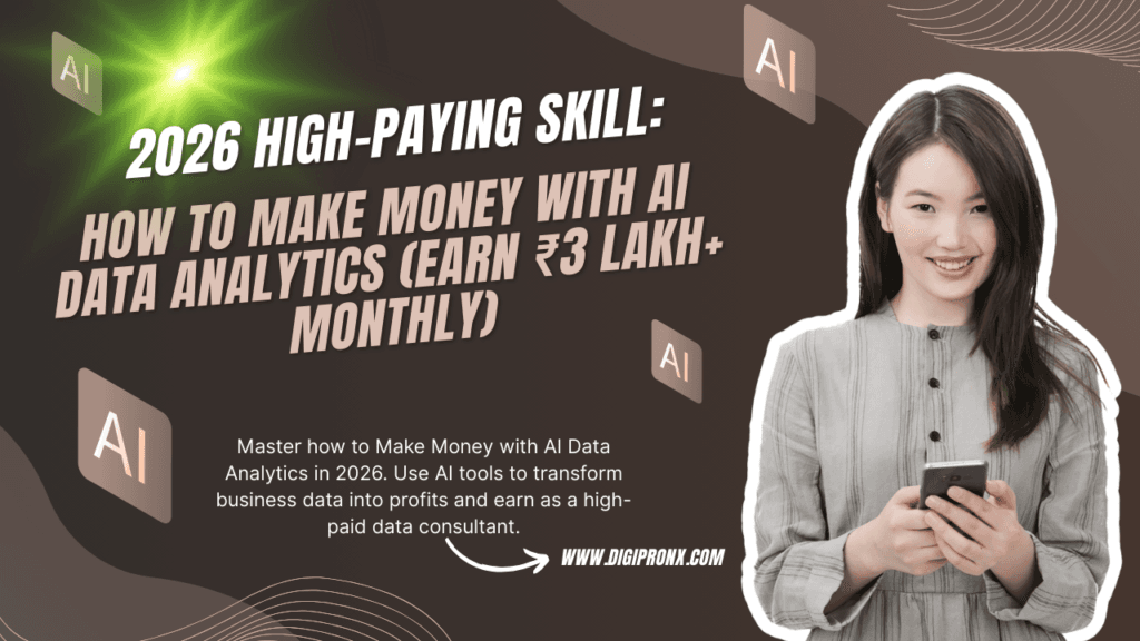 2026 High-Paying Skill: How to Make Money with AI Data Analytics (Earn ₹3 Lakh+ Monthly) guide