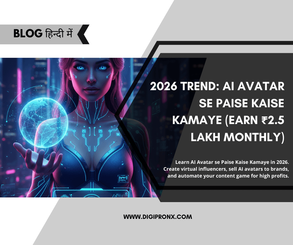 2026 Trend: AI Avatar se Paise Kaise Kamaye (Earn ₹2.5 Lakh Monthly) guide
